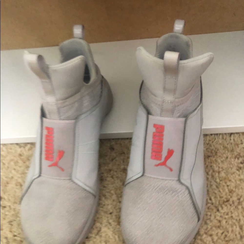 Grey Puma Shoes